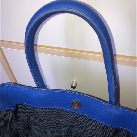 Royal Blue and Black Purse / Bag - Picture 7 of 7